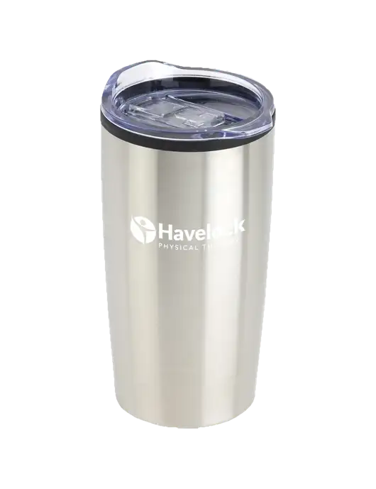 Olympus Silver 20 oz Tumbler w/Havelock Logo
