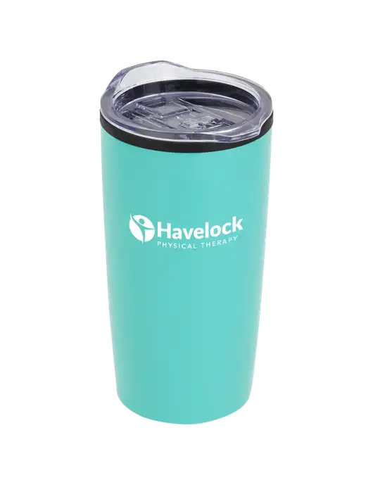 Olympus Teal 20 oz Tumbler w/Havelock Logo