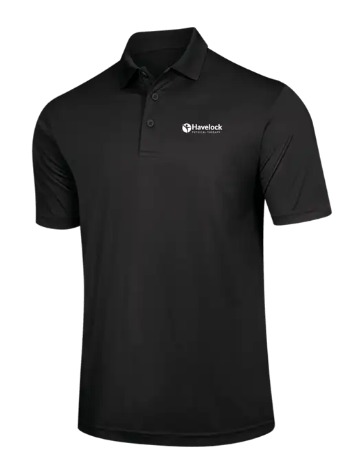 Black PosiCharge Competitor Polo w/Havelock Logo