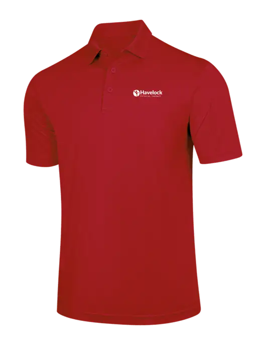 Red PosiCharge Competitor Polo w/Havelock Logo