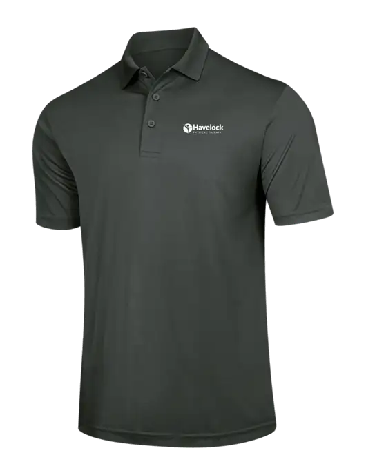Dark Grey PosiCharge Competitor Polo w/Havelock Logo