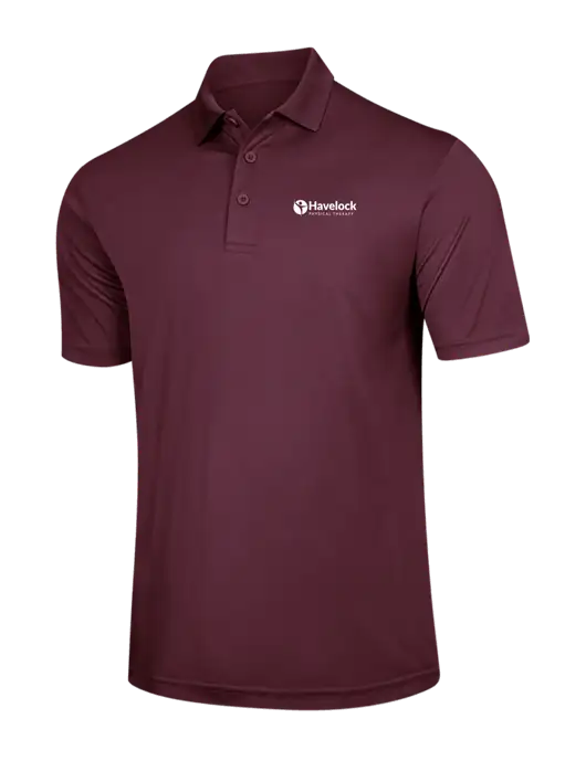 Maroon PosiCharge Competitor Polo w/Havelock Logo
