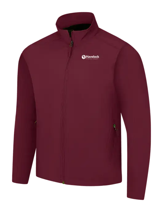 Maroon Core Soft Shell Jacket w/Havelock Logo