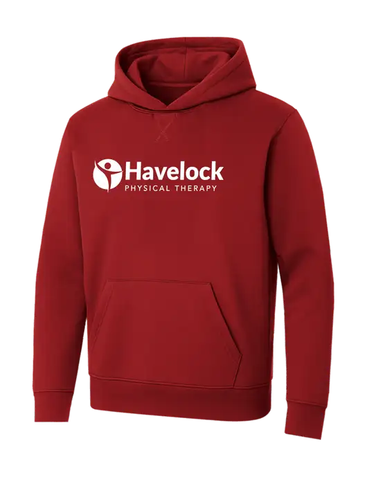 Allmade Revolution Red Organic French Terry Pullover Hoodie w/Havelock Logo