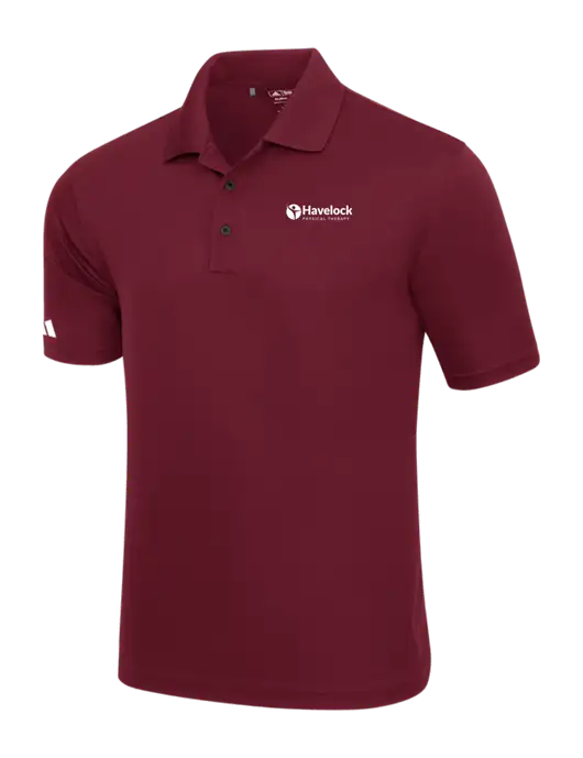 Adidas Maroon Basic Sport Polo w/Havelock Logo
