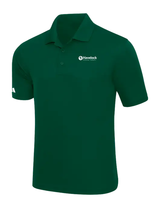 Adidas Dark Green Basic Sport Polo w/Havelock Logo