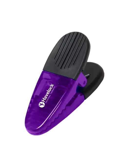 Magnetic Purple Power Clip w/Havelock Logo