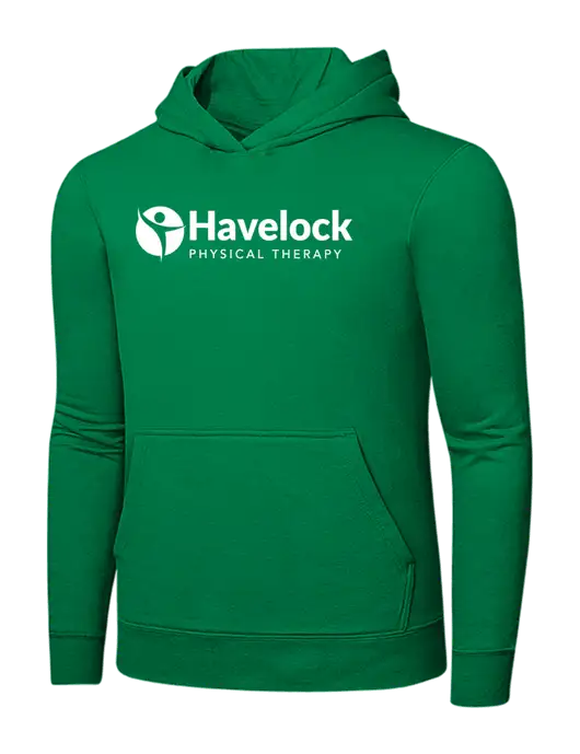 Dark Kelly Green 7.8 oz Ring Spun Hooded Sweatshirt w/Havelock Logo