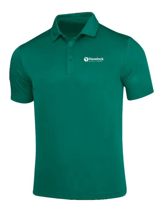 Green Posi-UV Pro Polo w/Havelock Logo