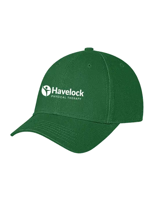 Kelly Green Structured Soft Snap Closure Hook & Loop Cap w/Havelock Logo