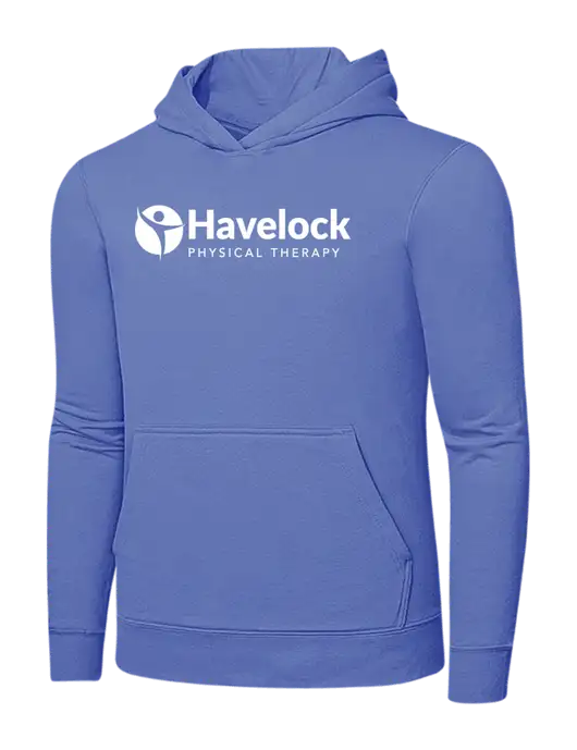 Carolina Blue 7.8 oz Ring Spun Hooded Sweatshirt w/Havelock Logo