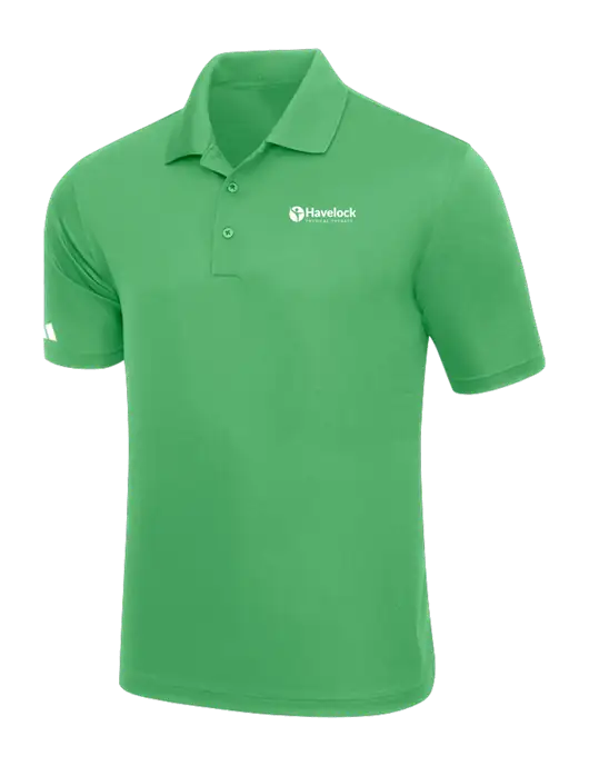 Adidas Kelly Green Basic Sport Polo w/Havelock Logo