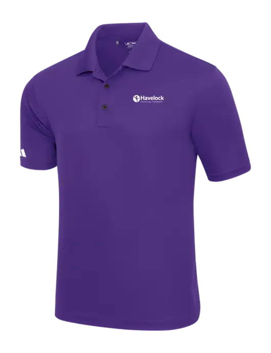 Adidas Purple Basic Sport Polo w/Havelock Logo