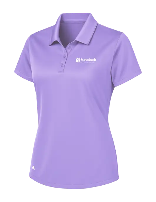 Adidas Light Purple Womens Basic Sport Polo w/Havelock Logo