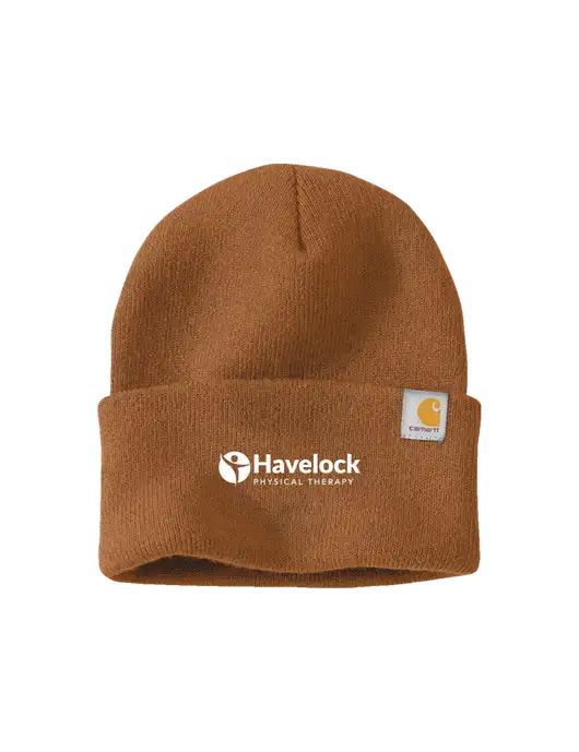 Carhartt Light Brown Watch Cap 2.0 w/Havelock Logo