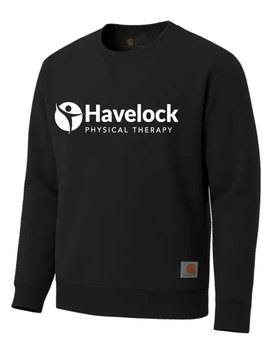 Carhartt Black Midweight Crewneck Sweatshirt w/Havelock Logo