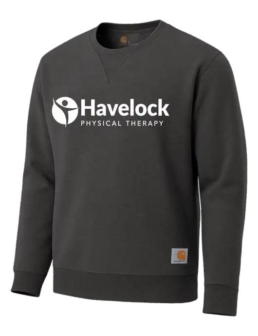 Carhartt Dark Grey Heather Midweight Crewneck Sweatshirt w/Havelock Logo