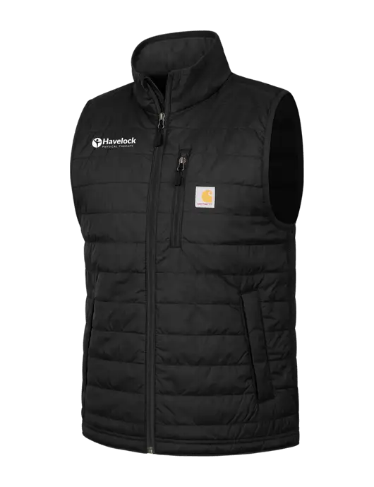 Carhartt Black Gilliam Vest w/Havelock Logo
