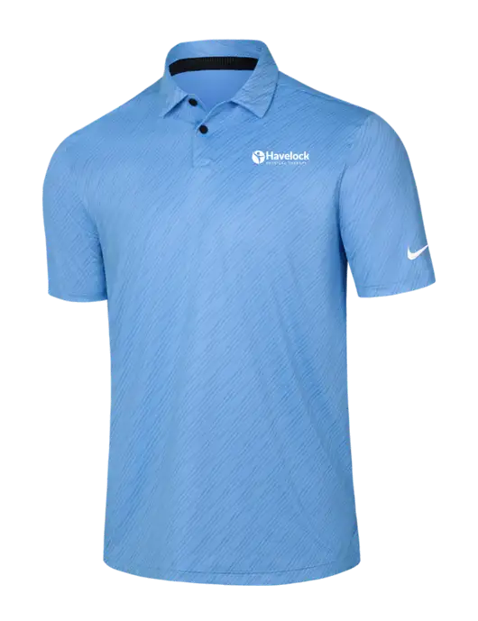 Nike Light Blue Vapor Dash Polo w/Havelock Logo