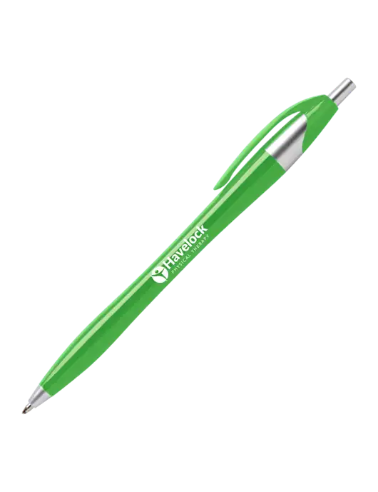 Novella Kelly Green Platinum Pen - Blue Ink w/Havelock Logo