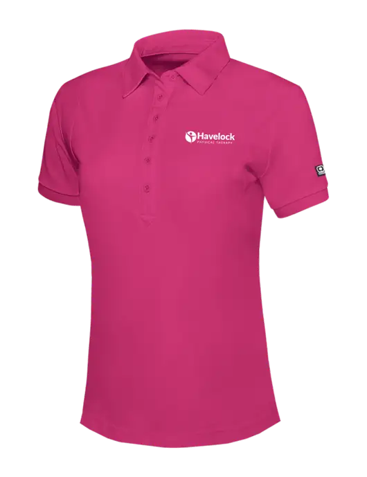OGIO Womens Pink Jewel Polo w/Havelock Logo