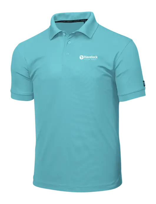 OGIO Light Sapphire Caliber 2.0 Polo w/Havelock Logo