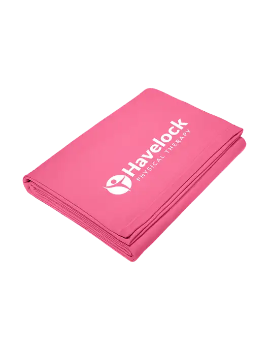 Core Fuschia Fleece Sweatshirt Blanket w/Havelock Logo