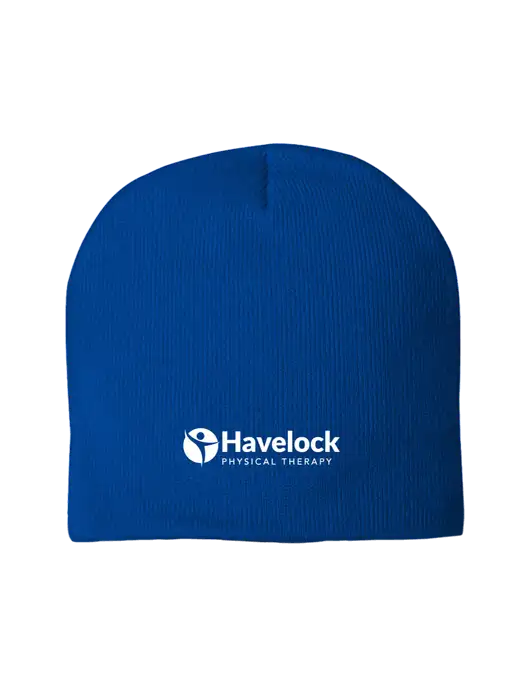 Solid Royal Element Knit Beanie w/Havelock Logo