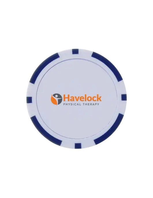 Dark Royal Poker Chip Ball Marker w/Havelock Logo
