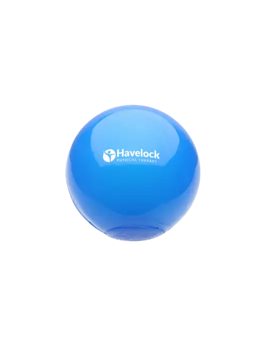 Light Up Light Royal Blue Bounce Ball w/Havelock Logo