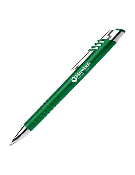 Schirhart Green Pen - Black Ink w/Havelock Logo