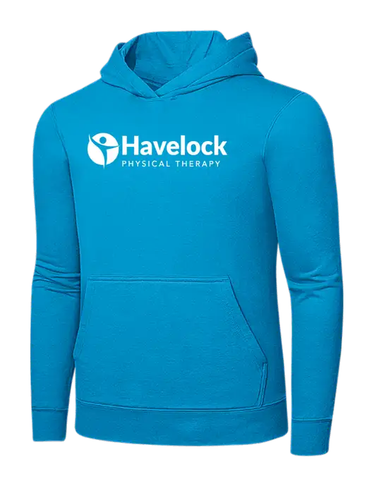 Sapphire 7.8 oz Ring Spun Hooded Sweatshirt w/Havelock Logo