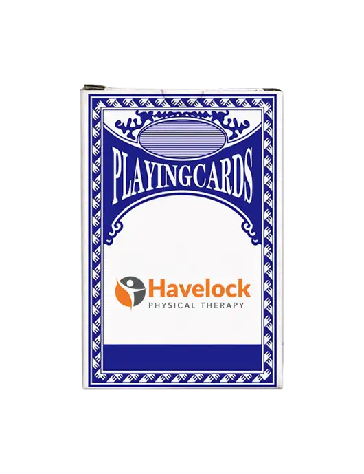 Dark Royal Blue Playing Cards w/Havelock Logo