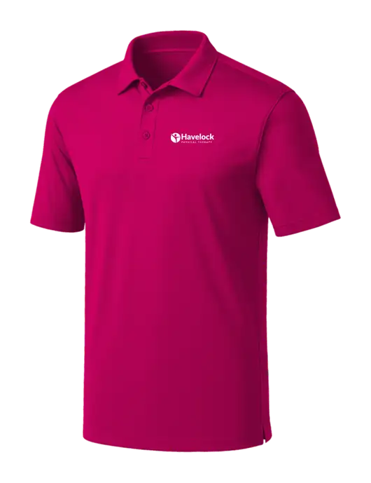 Pink Silk Touch Performance Polo w/Havelock Logo