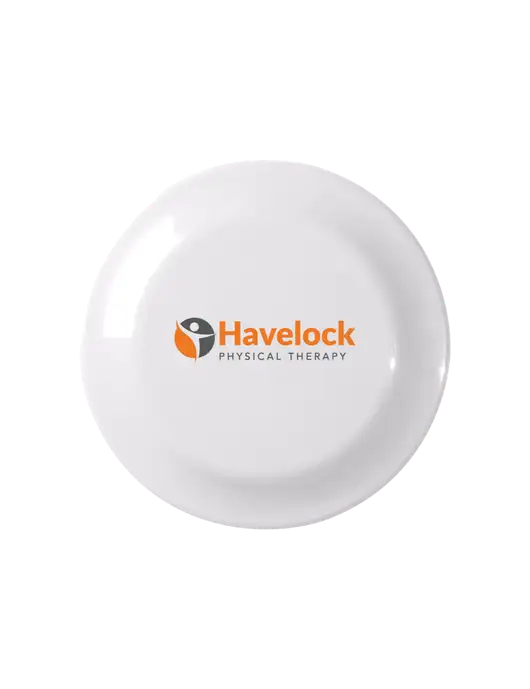Fun White Flying Disc w/Havelock Logo
