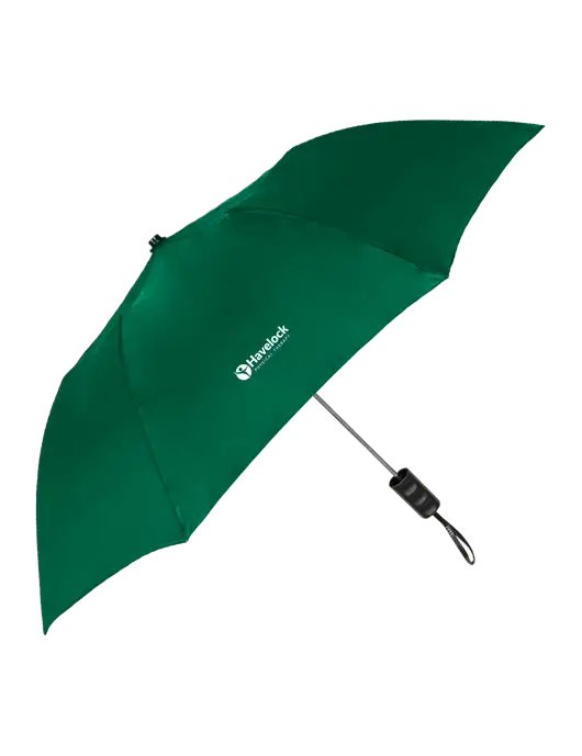 Dark Green 42" Folding Umbrella  w/Havelock Logo