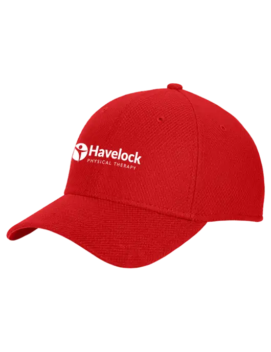 New Era Diamond Era Red Stretch Cap w/Havelock Logo