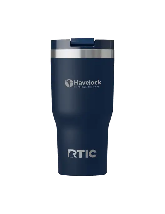 RTIC Essential 20 oz Navy Tumbler w/Havelock Logo