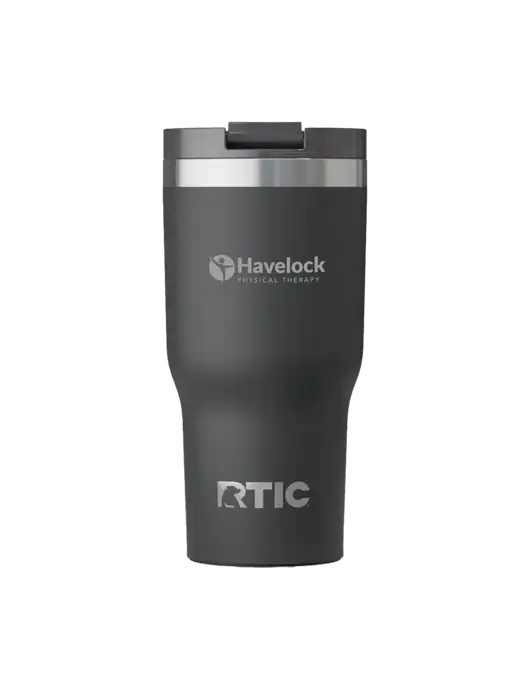 RTIC Essential 20 oz Charcoal Tumbler w/Havelock Logo