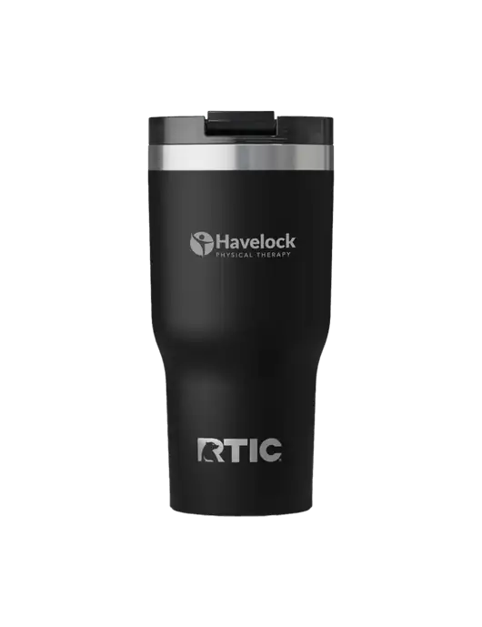 RTIC Essential 20 oz Black Tumbler w/Havelock Logo