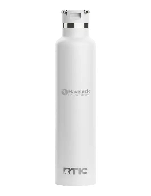 RTIC Journey 26 oz White Bottle w/Havelock Logo