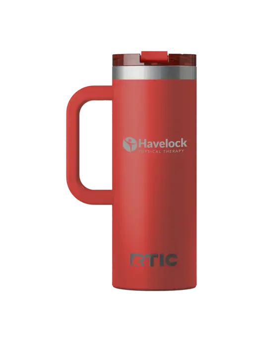 RTIC Road Trip 20 oz Red Travel Mug w/Havelock Logo