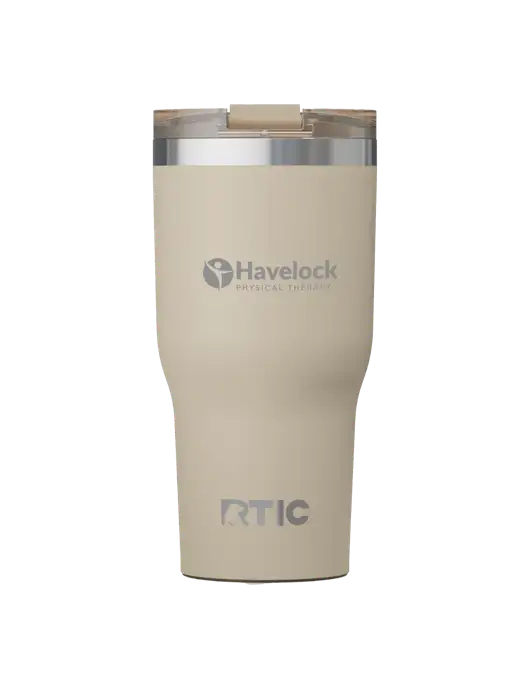 RTIC Essential 30 oz Tan Tumbler w/Havelock Logo