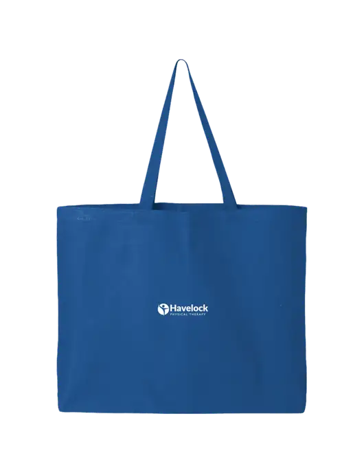 Sturdy Canvas Royal Blue Tote w/Havelock Logo