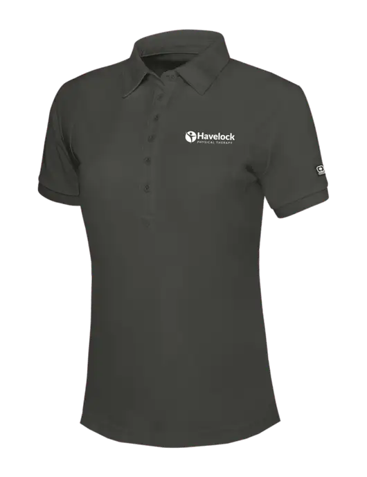 OGIO Womens Dark Grey Jewel Polo w/Havelock Logo