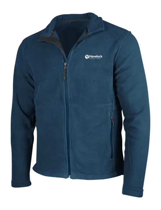 Light Navy Fleece Jacket w/Havelock Logo