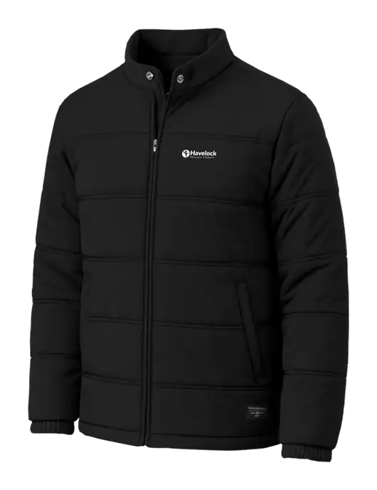 TravisMathew Cold Bay Black Jacket w/Havelock Logo