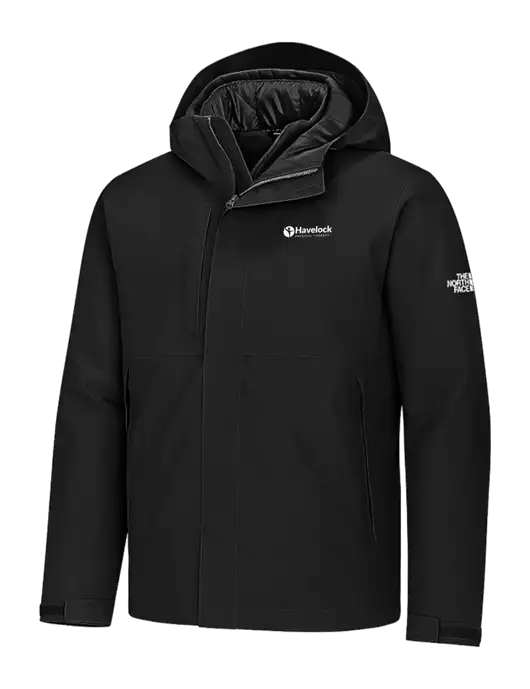 The North Face Castle Valley Triclimate 3-in-1 Black Jacket w/Havelock Logo, Havelock Logo
