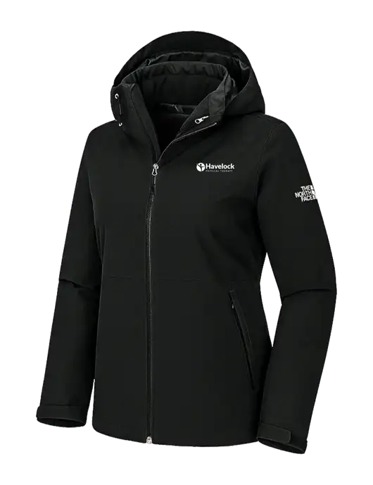 The North Face Womens Castle Valley Triclimate 3-in-1 Black Jacket w/Havelock Logo, Havelock Logo