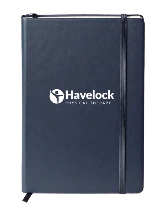 Neoskin Navy Hard Cover Journal 5.75 x 8.375 w/Havelock Logo